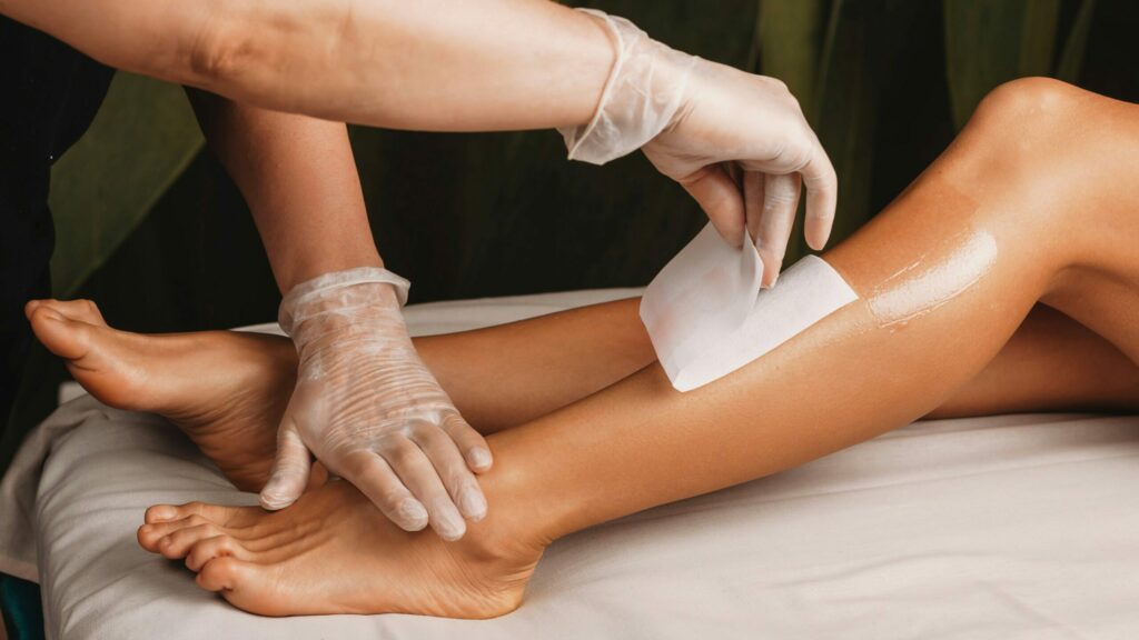 Wax-appointment-feature-leg-wax-in-salon-scaled